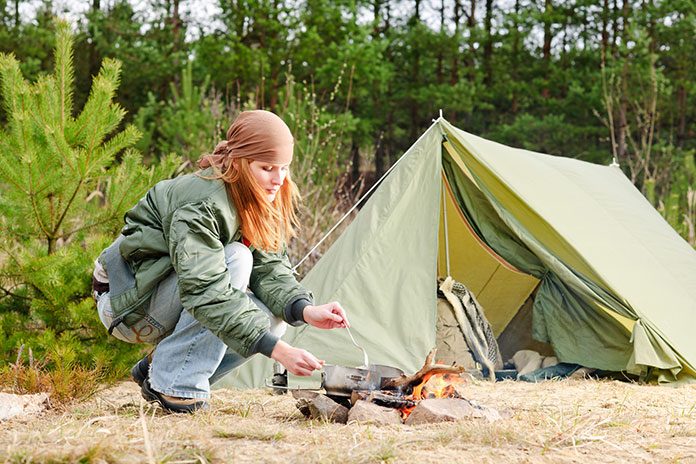 Biwakowanie pod namiotem w górach